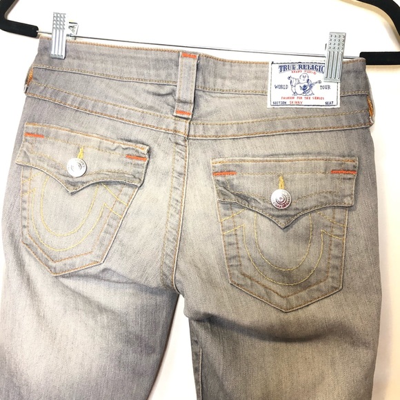 True Religion women’s skinny jean size 25 grey - Picture 4 of 7